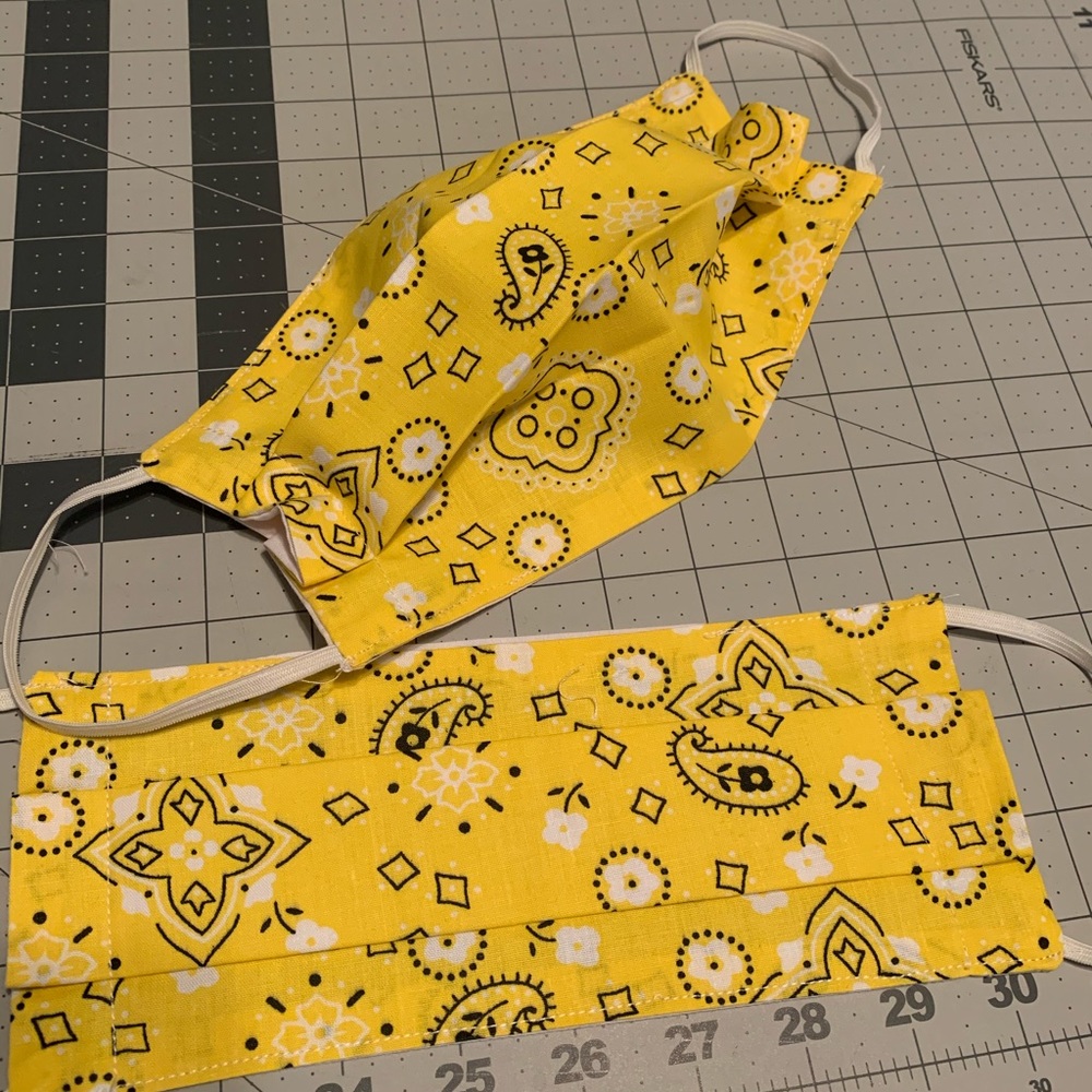 Fabric mask washable (2 layer fabric )100 % Cotton